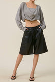 Croc Embossed Bermuda Shorts