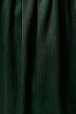 Emerald Satin Fit-and-Flare Mini Dress